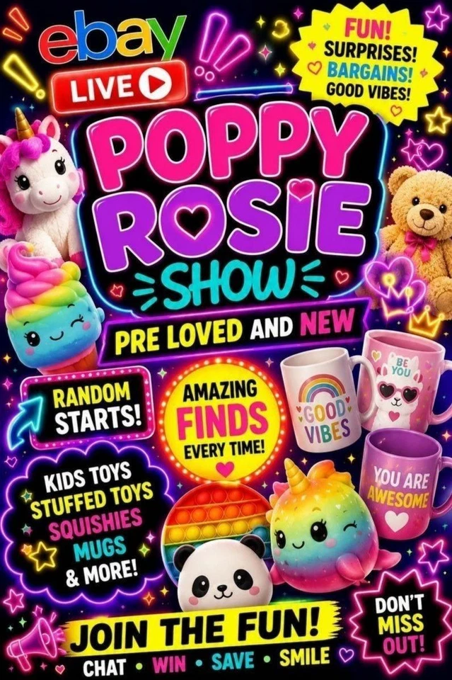 KIDS TOYS, STUFFED TOYS, SQUISHIES, MUGS & MORE! 🎉