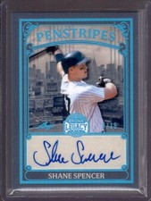 SHANE SPENCER 2025 Leaf Bronx Legacy Penstripes Platinum Autograph Auto #8/15