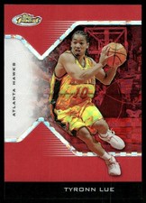 I154 TYRONN LUE 2004-05 TOPPS FINEST XFRACTOR 53/99 #95 HAWKS RARE SP