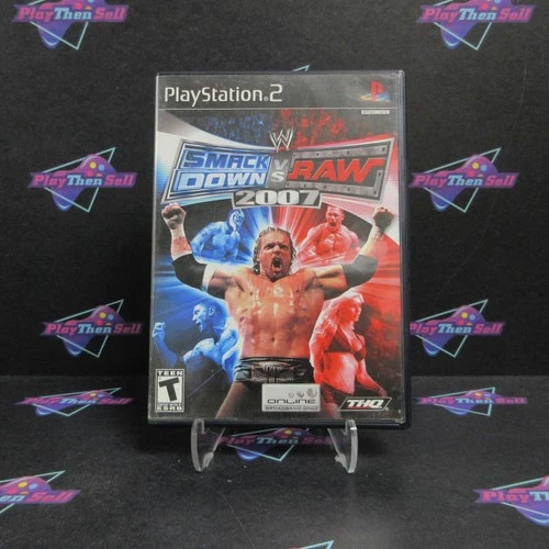 WWE SmackDown vs Raw 2007 PS2 PlayStation 2 Complete - 1 Year Warranty VG