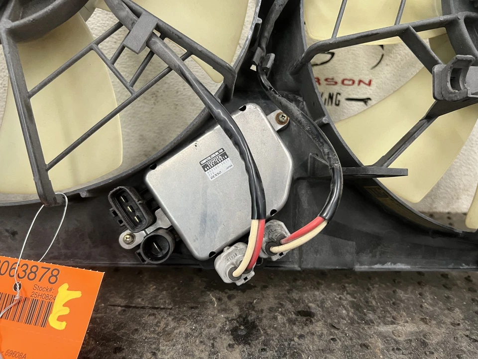 02-10 LEXUS SC430 RADIADOR DE REFRIGERACIÓN ELÉCTRICA Y MOTOR VENTILADOR CONDENSADOR AC Foto 2 de 4