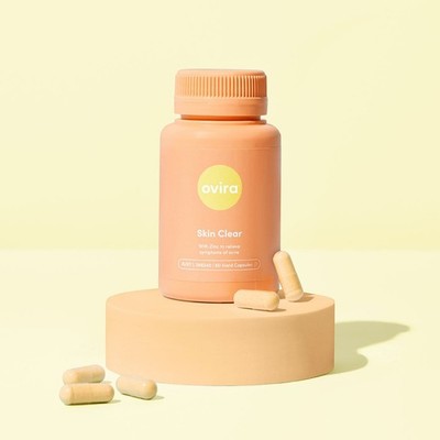 Ovira Skin Clear 60 Kapseln Zinkkomplex tägliche Nahrungsergänzung