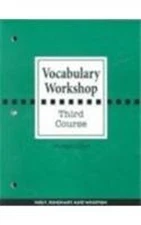 Vocabulary Workshop Course 3 Paperback Elliot