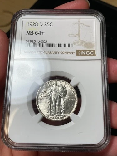 1928-D NGC MS64+ Standing Liberty Quarter Mint State