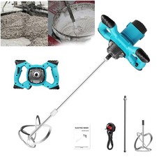 3500W Electric Plaster Paddle Mixer Mortar Paint Cement Stirrer Whisk Hand-Held