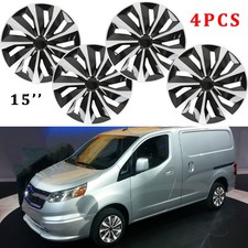 4pcs Hubcaps 15 Wheel Cover Hub Caps Fits R15 Steel Rims For Chevy City Express
