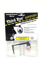 THIRD EYE FOAM HELMET MIRROR BIKE BICYCLE RIDING BLACK 3RD NEW