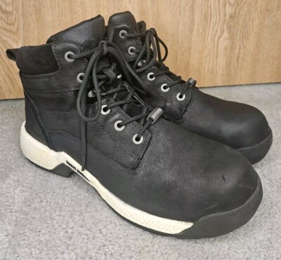 Harley-Davidson Men\'s Black Nubuck Boots Harley Davidson Mens Size 10 M Black Nubuck Leather Lace Up  main image 3