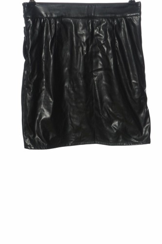 Falda de cuero de imitación negro look casual Mujeres Talla EU 38 - Imagen 2 de 5