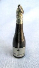 ANTIQUE 19th C. FIGURAL BOTTLE SHAPED MECHANICAL CHEROOT/CIGAR CUTTER WATCH FOB