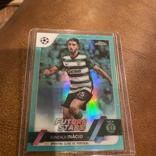 2023 Topps Chrome UEFA Goncalo Inacio Teal /199