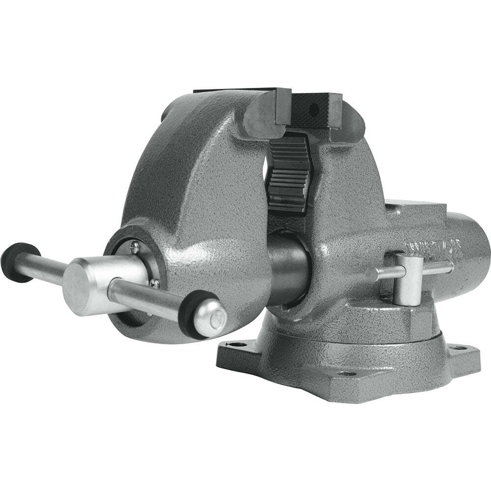 Wilton 28826 41/2" Combo Pipe/Bench Jaw Round Channel Vise w/ Swivel
