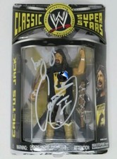 Signed WWE Jakks Classic Superstars Collector Series 19 Cactus Jack (Mick Foley)