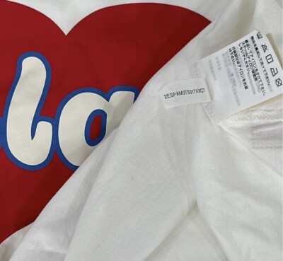 Palace x Evisu heart T-shirt Size XL | eBay