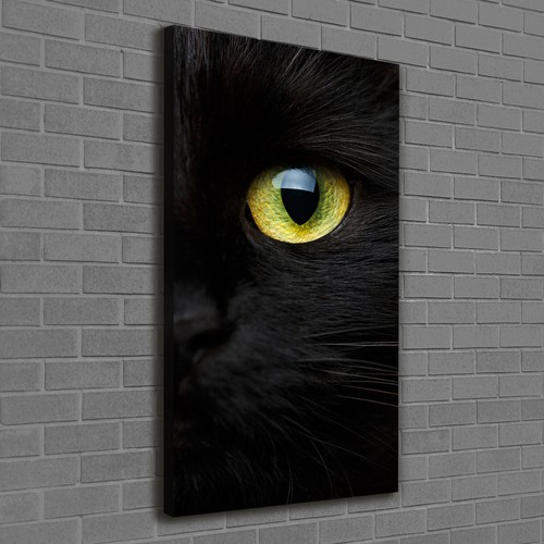 Tableau Décoratif Sur Verre Acrylique 70x100 Cm - Les Yeux Du Chat - Marque Tulup - Neuf