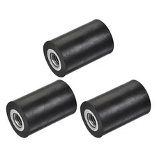 3pcs M8 x40mm Rubber Mounts Female Shock Absorber for Motor Generator Compressor