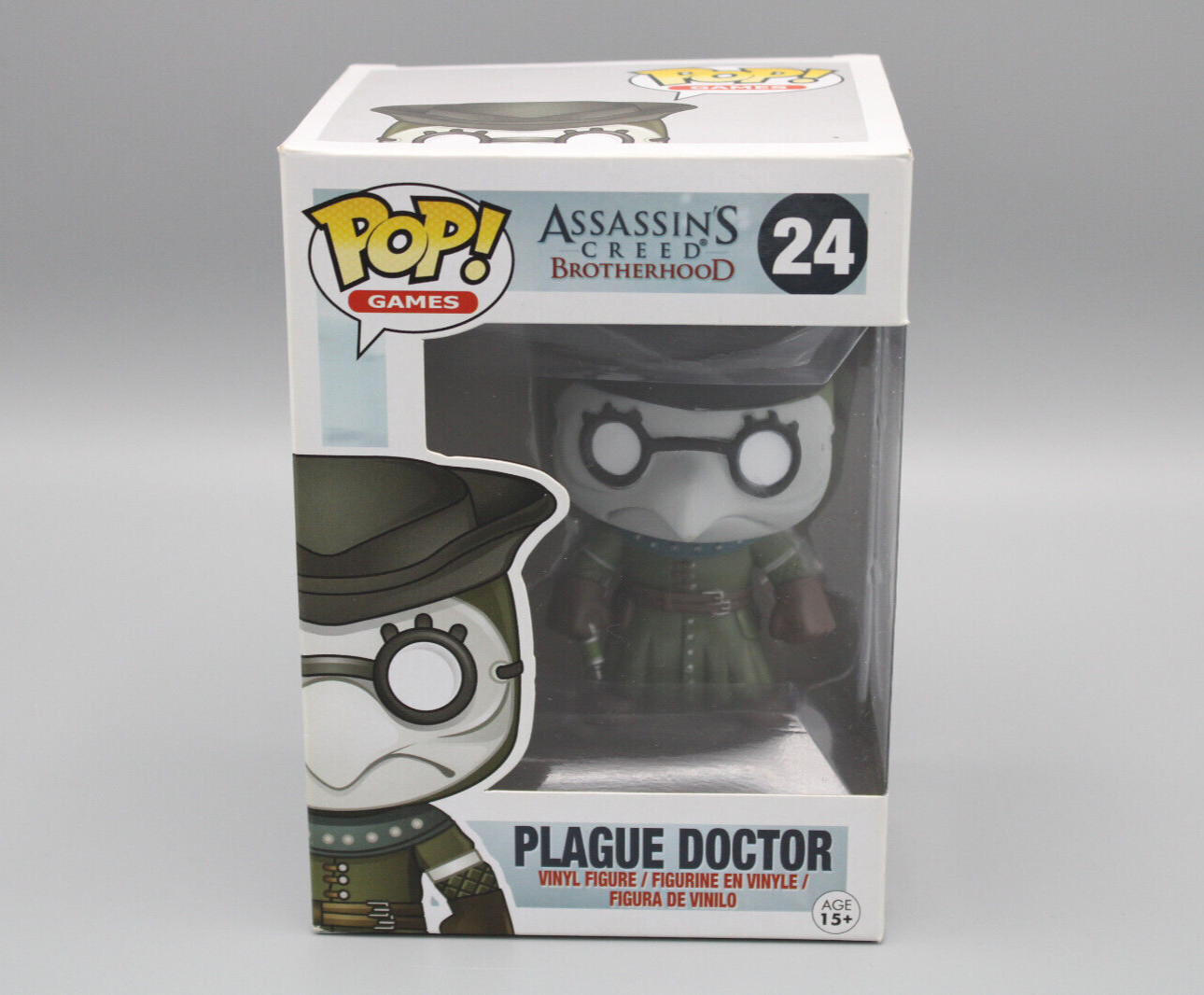 Figura De Vinilo Funko Pop Games #24 Assassin'S Creed Brotherhood Plague Doctor Nueva En Caja