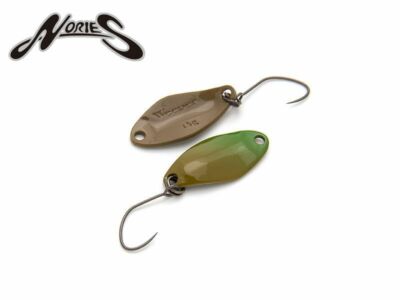 Nories Masukuroto Weeper Trout Spoon | 1,5g | #071 Grün-Braun/Braun