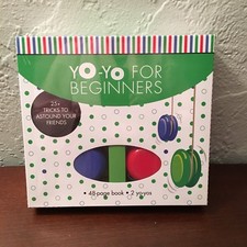 NIB YO-YO FOR BEGINNERS KIT 48 Page Book  2 Yo-Yos Boxed NEW