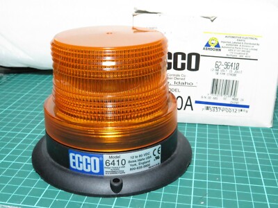 Beacon Warning Light Yellow Strobe ECCO 6410A fixed type 12-80V DC 70FPM  Australia