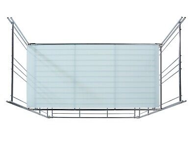 Milchglasplatte Glasboden Einlegeboden Regalboden Auflageplatte Glas 63,5x36 cm