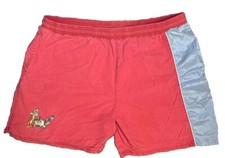 Vintage 1997 Taz Looney Tunes Red Bathing Suit Board Shorts Size Large 40  
