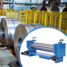 Manual Slip Roll Rolling Bender Steel Plate Bending Round Machine 300mm