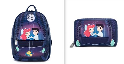 Disney Loungefly Little Mermaid Ariel Gondola Scene Mini  display picture 2