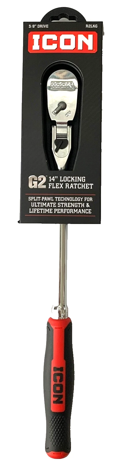 ICON (70446 & 70451) 3/8" & 1/4" Drive, G2 Locking Flex Head Ratchets (FREE S&H) - product detail image 3