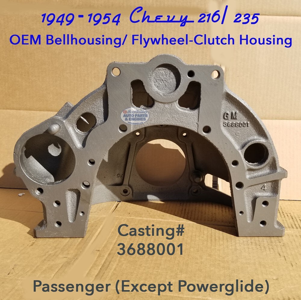 27インチ　CHEVROLET GM Engine Bell Housing 3688001 2 1949-1954 Chevrolet Belair