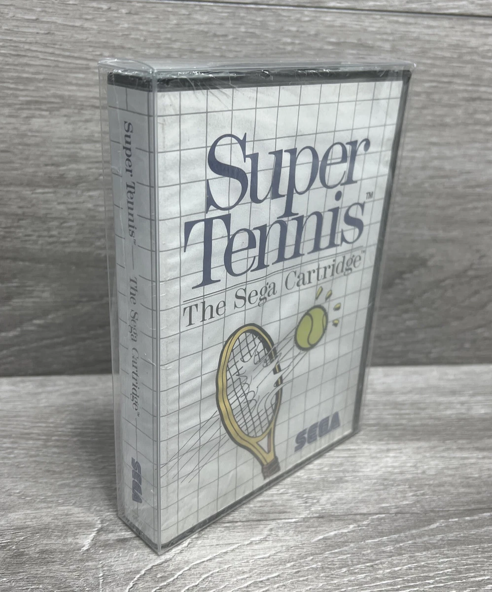 Jeu Sega Master System Tennis Ace - Complet En Boîte (CIB), état Bon - Éditeur Sega, Vintage Des Années 80