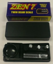 ZEN 7 TWIN BEAM BALANCE JEWELRY SCALE 7 GRAM OR 35 CARATS POCKET POSTAL 