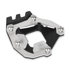 Foot Side Stand Kickstand Enlarger Plate For Yamaha Super Tenere XT1200 Black