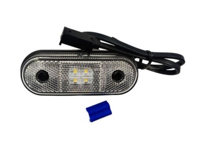 LED Umrissleuchte 12V-36V LED Begrenzungsleuchte Weiß Positionsleuchte Reflektor