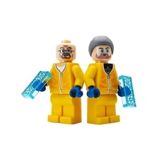 Walter White & Jesse Pinkman (Hazmat suit) Breaking Bad Custom Minifigures