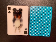 single/swap playing cards DOGS 3D Ten of Clubs  Poker Size Special Effects