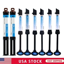 Dental A1 A2 A3 A3.5 B1 Light Cure Composite Resin /Dual Cure  A2 A3 Syringe