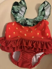 NWT MOLO NALANI STRAWBERRY BATHING SUIT BABY GIRL 3-6 Months