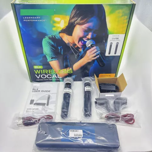 New Shure BLX288/SM58 Dual-Channel Wireless Handheld Microphone System