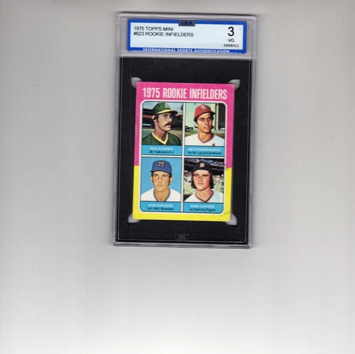 Keith Hernandez RC 1975 Topps - MINI Rookie  #623 ISA Graqde 3 VG