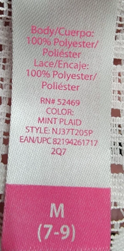 Camisa Top Blusa No Boundaries Juniors Mujer Talla M Mediana 7/9 Multicolor A Cuadros Foto 3 de 4