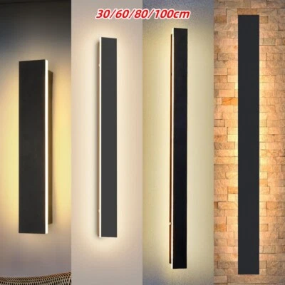 LED Outdoor Lange Wandleuchte Lampe Führte Wand Licht Villa Außenleuchte 100cm - Bild 1 von 4