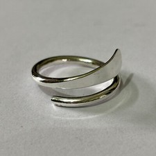 Designer Silver Ring Adjustable Handcrafted Band Ring Silver Jewelry AM004