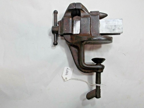 Tornillo de banco, raro vintage Stanley Victor No. Tornillo de banco para aficionados 741, Pat 1-28-08, EE. UU. - Imagen 6 de 9