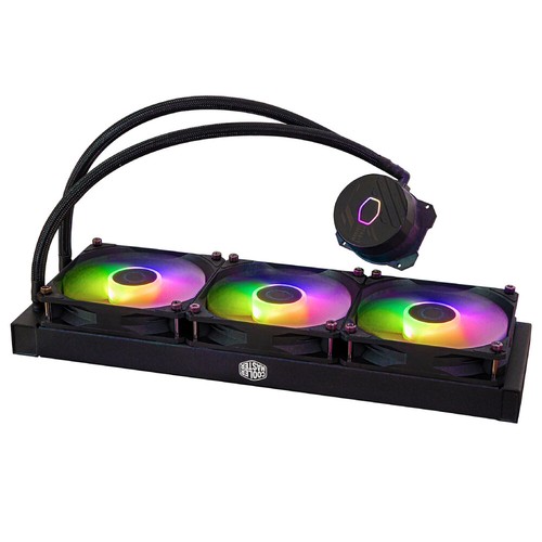 Cooler Master MasterLiquid 360L Core ARGB Intel/AMD CPU Liquid Cooler - Black - Picture 2 of 6