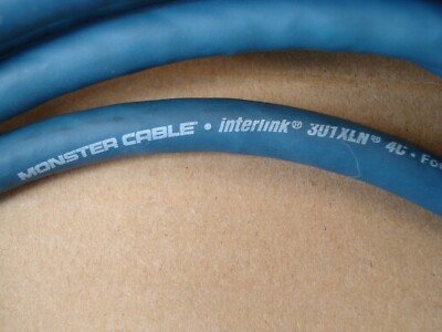 Monster Cable Car Audio Interlink 301XLN 4C 4 Channel RCA Quad Monster Cable Car Audio Interlink 301XLN 4C 4 Channel RCA Quad