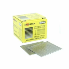 Spotnails 16240SS 16 Gauge 2.5" Inch Finish Nails Straight Galvanized Brads (25k
