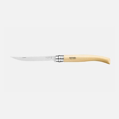 Opinel No.12 Beech Effilé - New version Stainless Steel Pocket Knive 002560