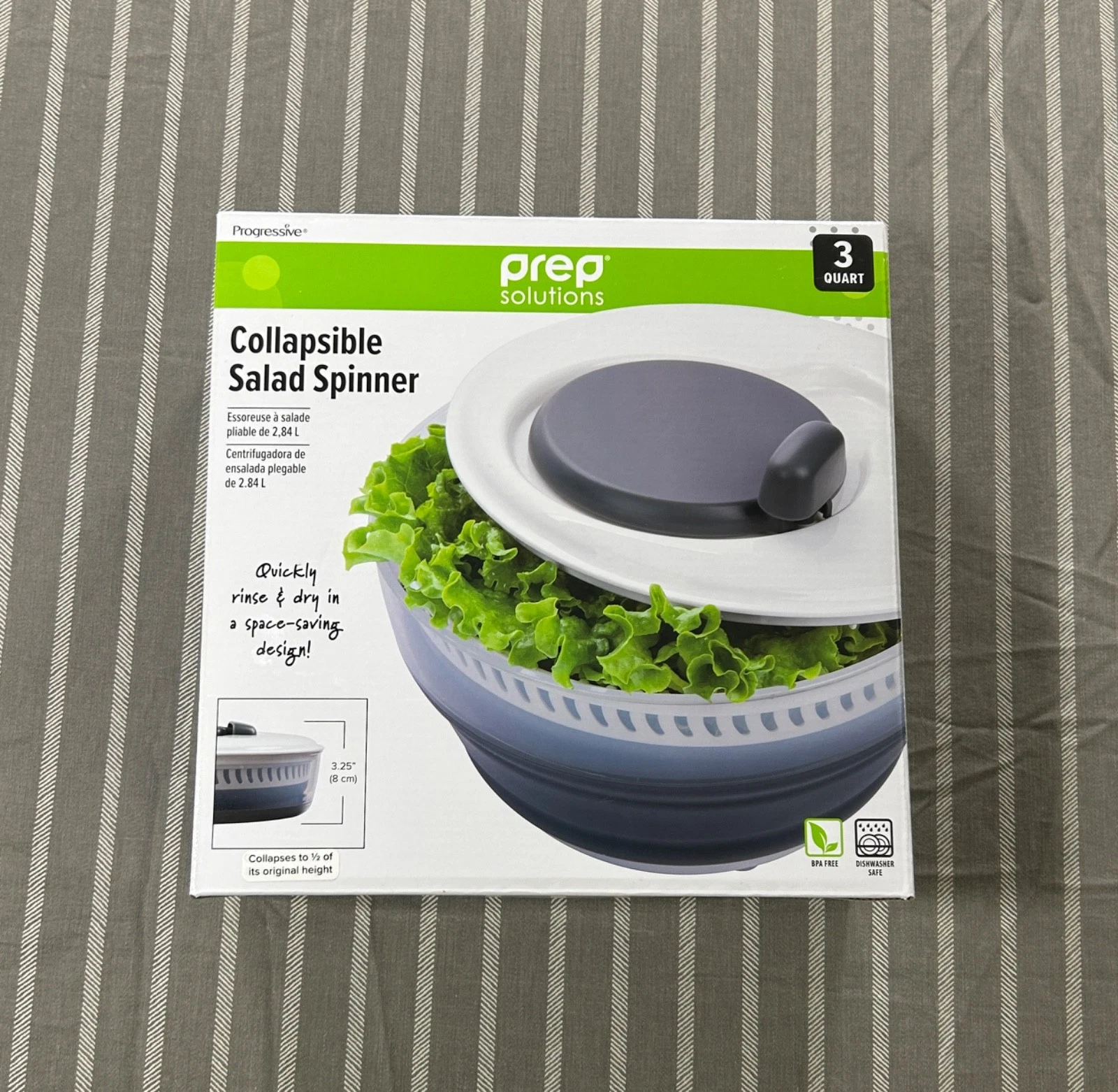 Prep Solutions Collapsible Salad Spinner
Opens in a new window or tab
