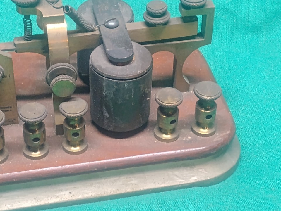 JH Bunnell Rare Telegraph Key Vintage Télégraphique Cle .Morse JH Bunnell Rare Telegraph Key Vintage Télégraphique Cle .Morse